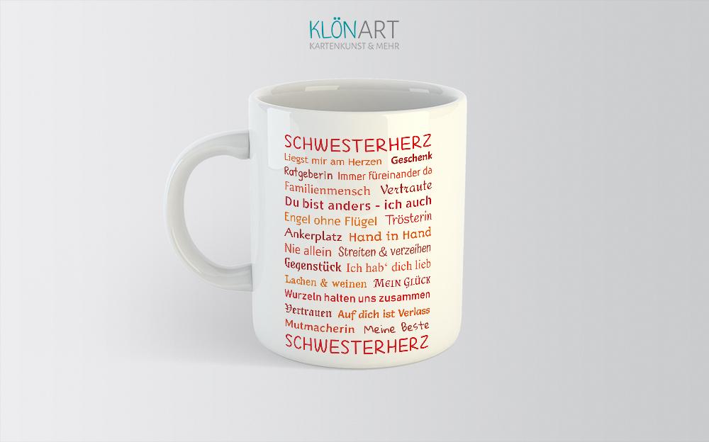 1041 - BECHER - Schwesterherz